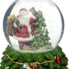 Intratuin sneeuwbol Snoa kerstman boom met verlichting 12,8 x 11,2 x 17 cm
