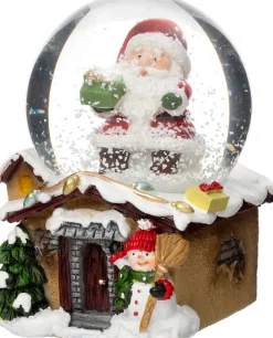 Intratuin sneeuwbol Snoa kerstman D 4,5 H 6,5 cm