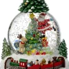 Intratuin sneeuwbol trein D 12,8 H 23 cm