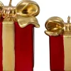 Intratuin stompkaars Cadeau rood / goud 15 uur 7,5 x 7,5 x 10 cm