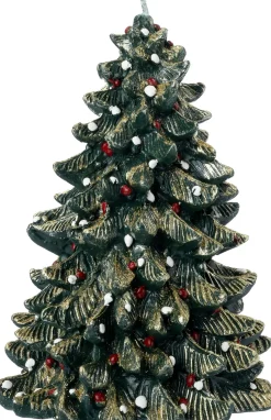 Intratuin stompkaars kerstboom groen 23 uur D 18 H 21 cm