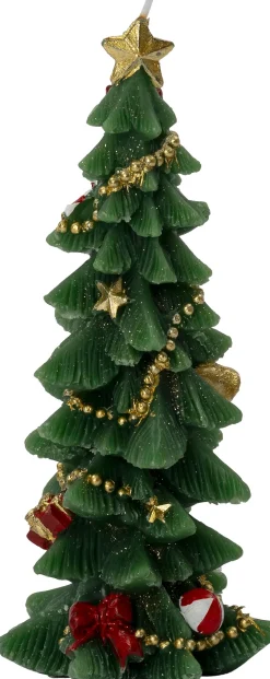 Intratuin stompkaars Kerstboom groen 6 uur D 9,5 H 19 cm