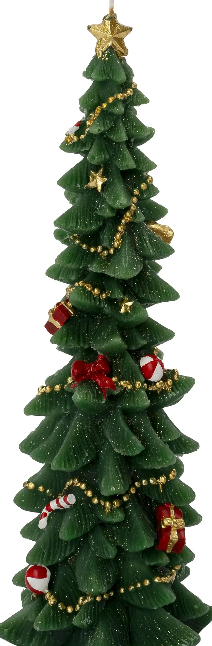 Intratuin stompkaars Kerstboom groen 12 uur D 12,5 H 30,5 cm