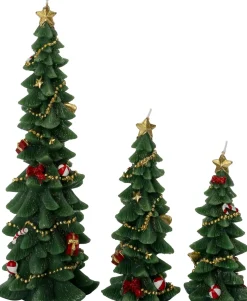Intratuin stompkaars Kerstboom groen 12 uur D 12,5 H 30,5 cm