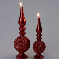 Intratuin stompkaars minaret rood 16 uur D 8 H 25 cm