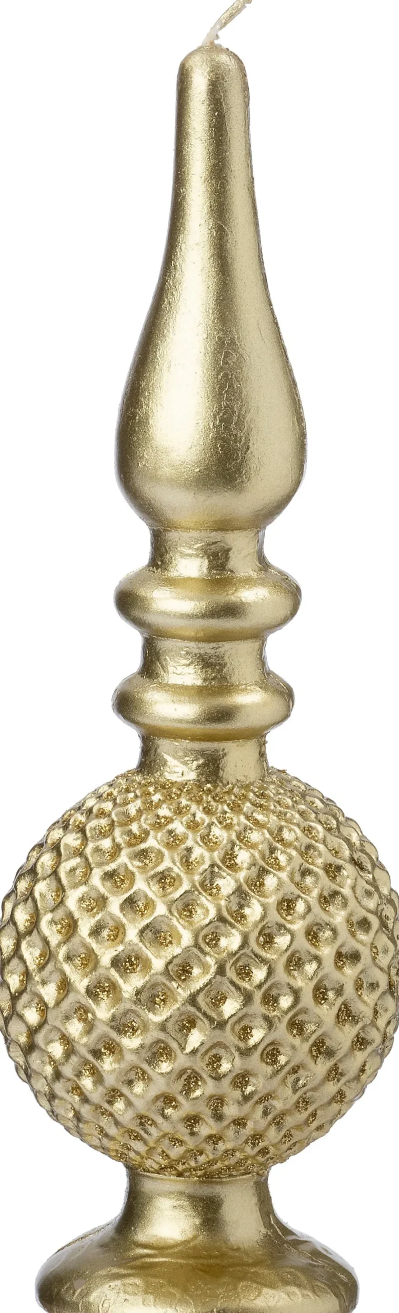 Intratuin stompkaars minaret goud 16 uur D 8 H 25 cm