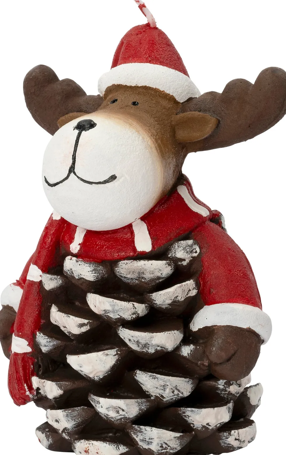 Intratuin stompkaars Rendier bruin / rood 5 uur D 8,5 H 11,5 cm