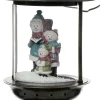 Intratuin tafellamp Lucas zwart / goud met verlichting D 21 H 40 cm