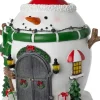 Intratuin Tampere kersthuisje kerstman in sneeuwpop 19,1 x 15,1 x 21,5 cm