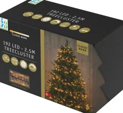 Intratuin treecluster 2,5 m met 192 LED lampjes classic warm