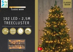 Intratuin treecluster 2,5 m met 192 LED lampjes classic warm