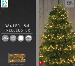 Intratuin treecluster 5 m met 384 LED lampjes warm white