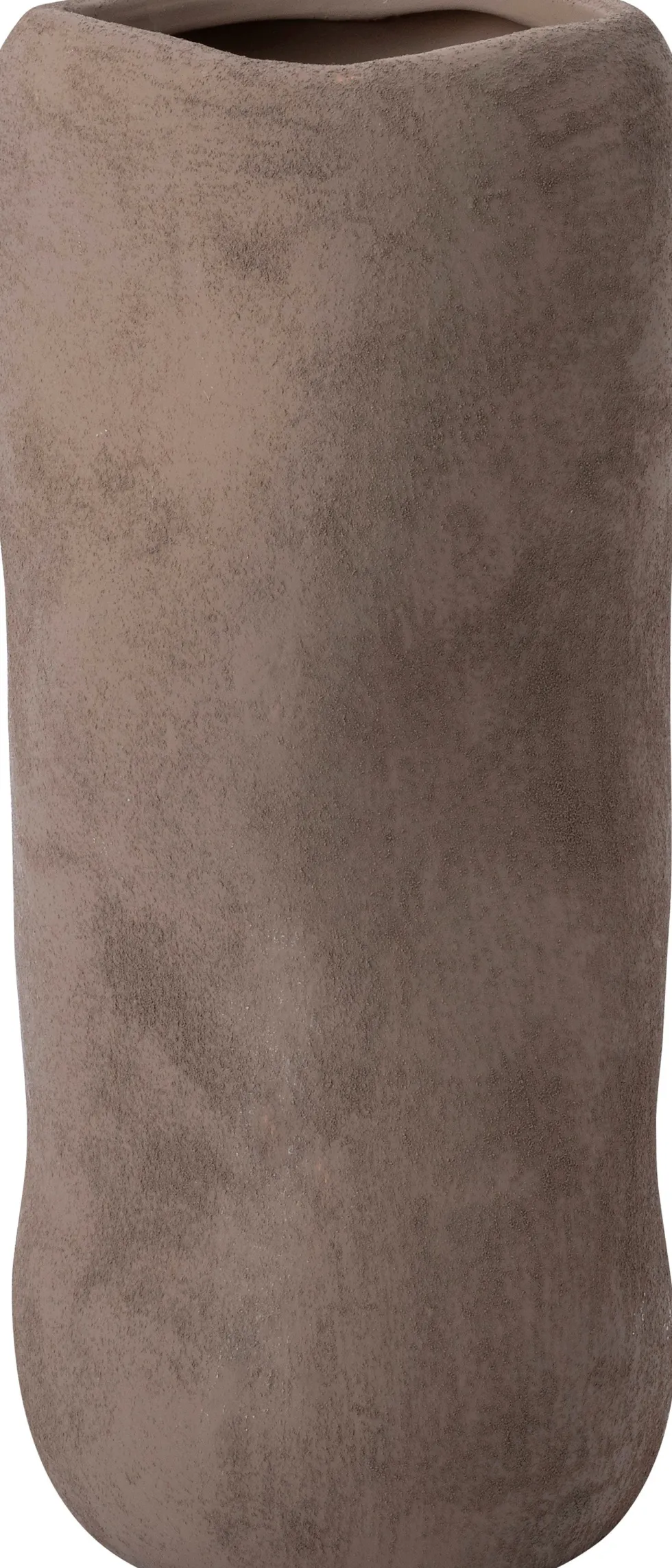 Intratuin vaas Alta taupe D 12,5 H 29,5 cm