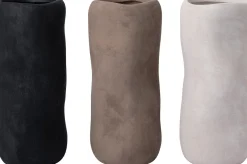 Intratuin vaas Alta taupe D 12,5 H 29,5 cm