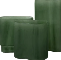 Intratuin vaas Anna groen 19 x 12 x 21 cm