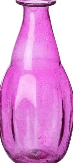 Intratuin vaas Bertha felroze D 7 H 16 cm