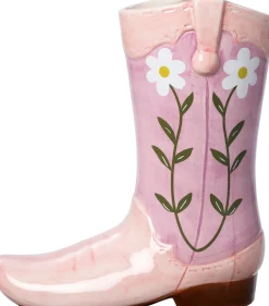 Intratuin vaas Billi laars roze 24 x 11 x 26 cm