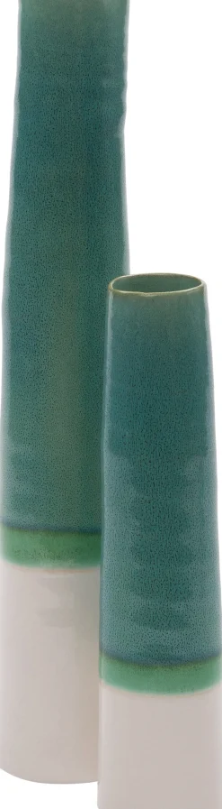 Intratuin vaas Bobby groen D 11,5 H 50 cm