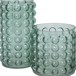 Intratuin vaas Bob groen D 19 H 15 cm