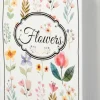 Intratuin vaas Boek Flowers wit 16 x 6,2 x 19,8 cm