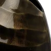 Intratuin vaas Bregje goud / zwart 26 x 14 x 36 cm