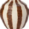 Intratuin vaas Bristol bruin / beige 33,1 x 31,2 x 38,2 cm
