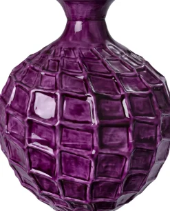 Intratuin vaas Carola paars D 29 H 33 cm