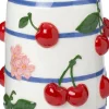 Intratuin vaas Cherri wit / rood / blauw D 13 H 25 cm