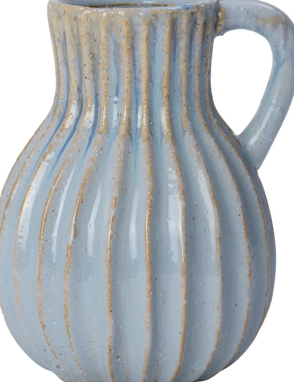 Intratuin vaas Dale blauw 18 x 17 x 22 cm