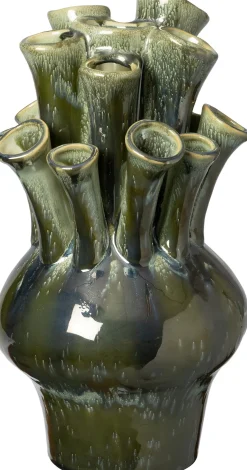 Intratuin vaas Dalton groen 22 x 25 x 43 cm