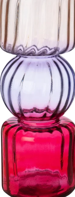 Intratuin vaas Deser rood / paars / oranje D 9,5 H 25 cm