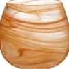 Intratuin vaas Dinte geel D 14 H 13 cm