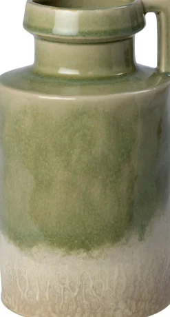 Intratuin vaas Duram groen D 14,3 H 25 cm