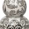 Intratuin vaas Ellery grijs D 16,5 H 25 cm