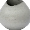 Intratuin vaas Eskil wit / grijs D 29 H 27,5 cm