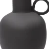 Intratuin vaas Evi grijs D 13 H 21 cm