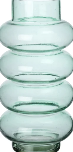 Intratuin vaas Fe groen D 10 H 21 cm