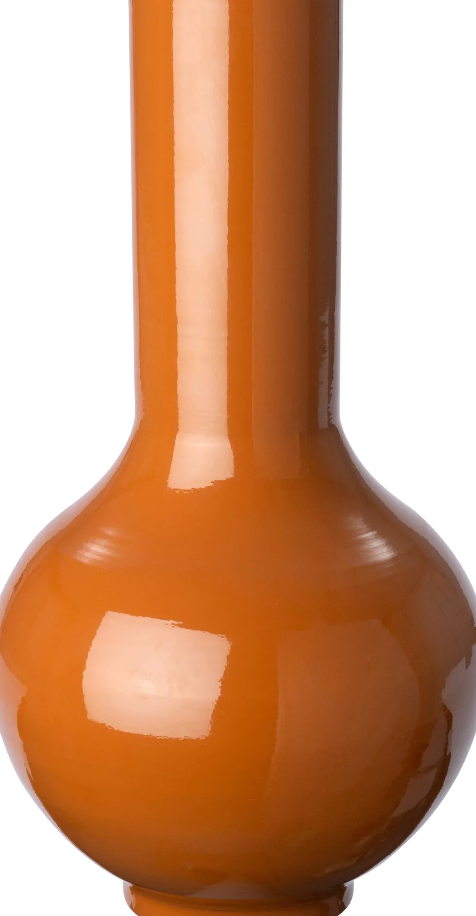 Intratuin vaas Femke bruin D 22 H 38 cm