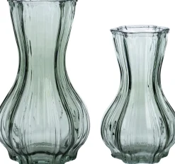 Intratuin vaas Freya groen D 14 H 25,5 cm