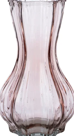 Intratuin vaas Freya roze D 12,5 H 20,5 cm