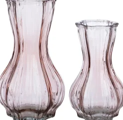 Intratuin vaas Freya roze D 12,5 H 20,5 cm