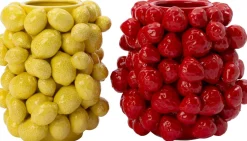Intratuin vaas Frutti geel D 19 H 23 cm