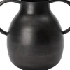 Intratuin vaas Galus grijs D 16 H 16 cm