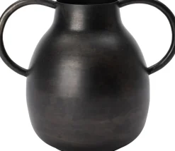 Intratuin vaas Galus grijs D 16 H 16 cm