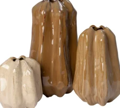 Intratuin vaas Gemma bruin 19,5 x 18,5 x 34,8 cm
