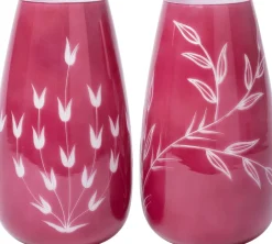 Intratuin vaas Gowran roze D 15 H 27 cm