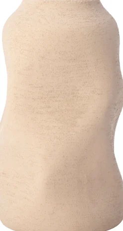 Intratuin vaas Holmes beige D 9,5 H 17 cm