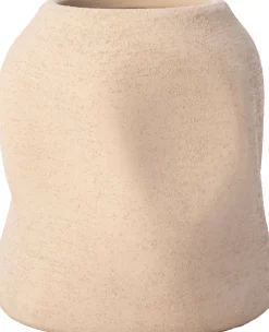 Intratuin vaas Holmes beige D 10 H 11 cm