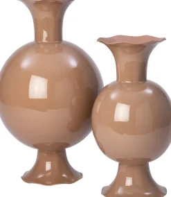 Intratuin vaas Indian beige D 20 H 37 cm