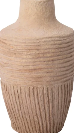 Intratuin vaas Jamal beige D 36 H 30 cm
